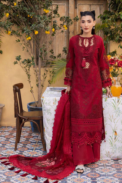 Saad Shaikh | LaAmour Luxury Lawn | Rose - Pakistani Designer Dress - by Saad Shaikh | Type: Luxury - 100% Original at Saira Sultan