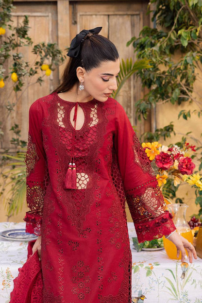 Saad Shaikh | LaAmour Luxury Lawn | Rose - Pakistani Designer Dress - by Saad Shaikh | Type: Luxury - 100% Original at Saira Sultan