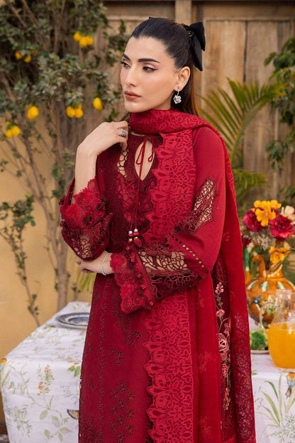 Saad Shaikh | LaAmour Luxury Lawn | Rose - Pakistani Designer Dress - by Saad Shaikh | Type: Luxury - 100% Original at Saira Sultan