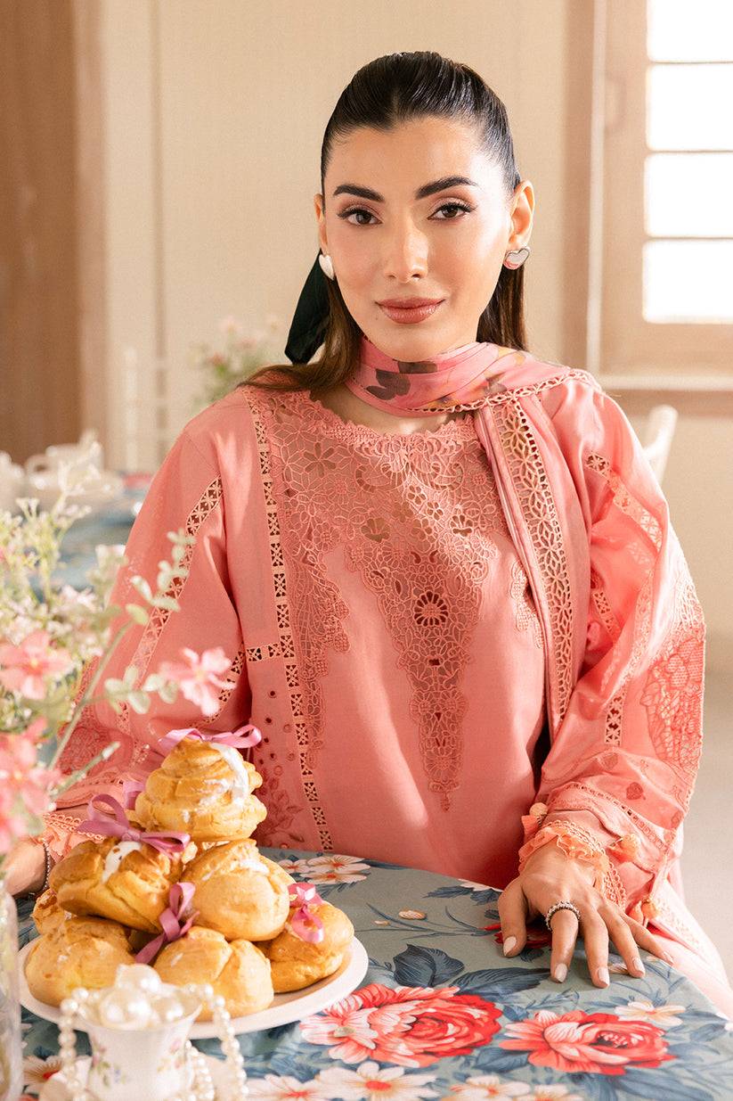Saad Shaikh | LaAmour Luxury Lawn | Blossom - Pakistani Designer Dress - by Saad Shaikh | Type: Luxury - 100% Original at Saira Sultan