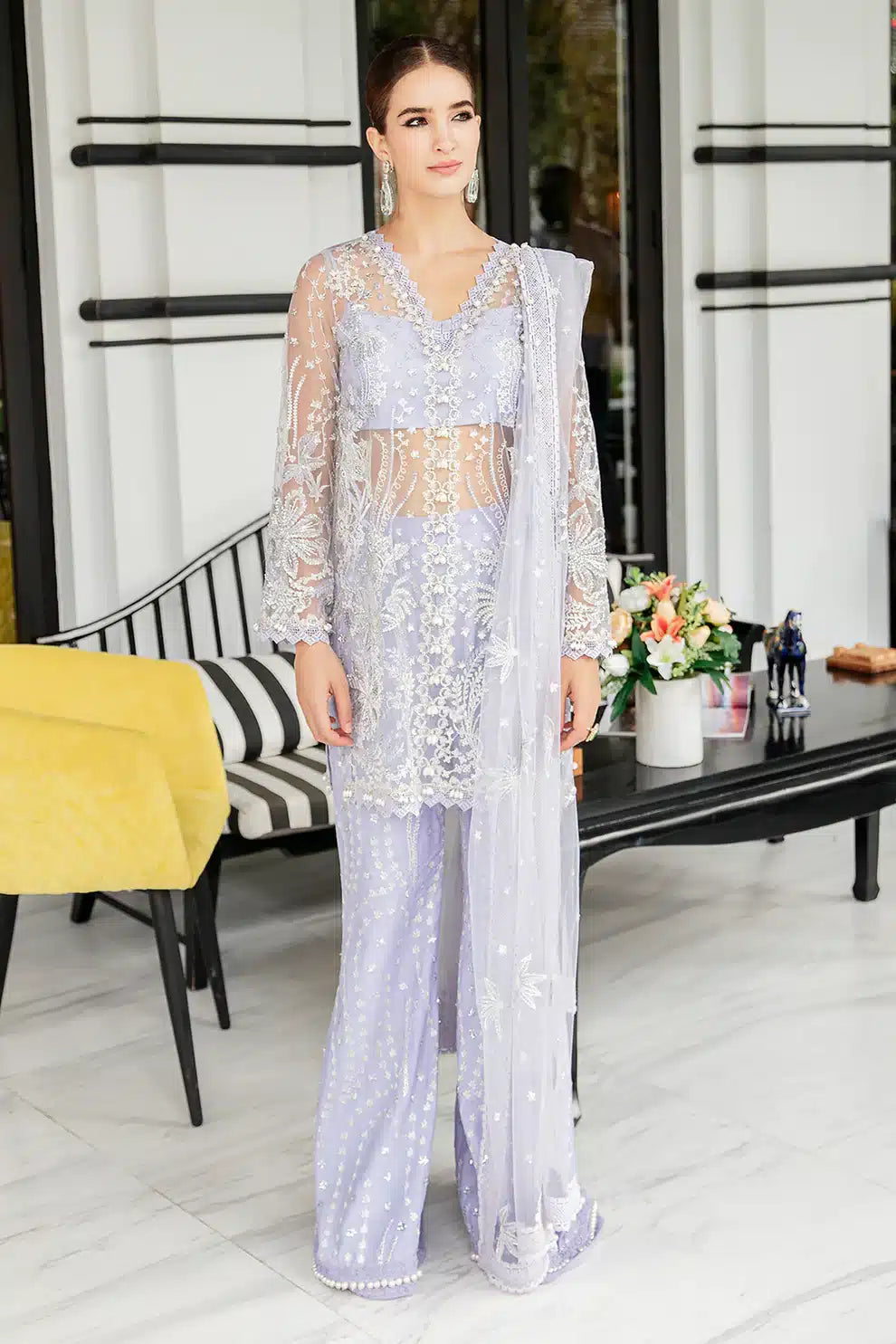 Saad Shaikh | Luminous Formals 23 | Zarin - Pakistani Designer Dress - by Saad Shaikh | Type: Formal - 100% Original at Saira Sultan