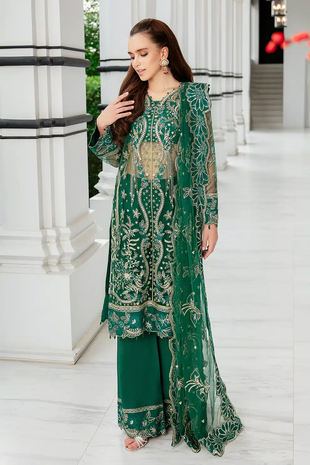 Saad Shaikh | Luminous Formals 23 | Raven - Pakistani Designer Dress - by Saad Sheikh | Type: Formal - 100% Original at Saira Sultan