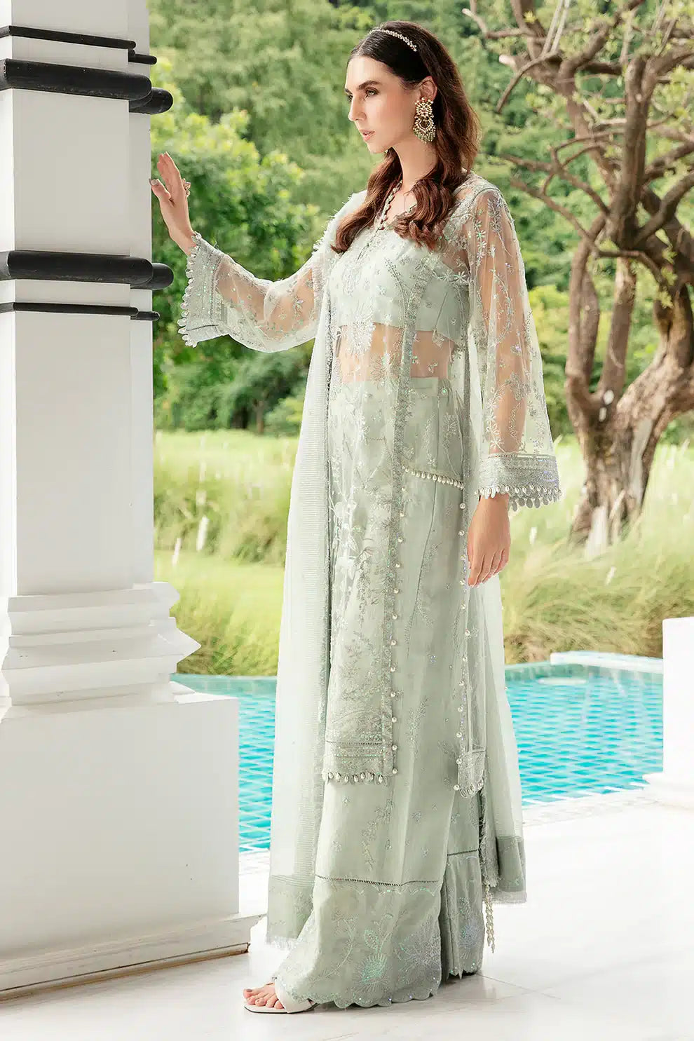 Saad Shaikh | Luminous Formals 23 | ELA - Pakistani Designer Dress - by Saad Shaikh | Type: Formal - 100% Original at Saira Sultan