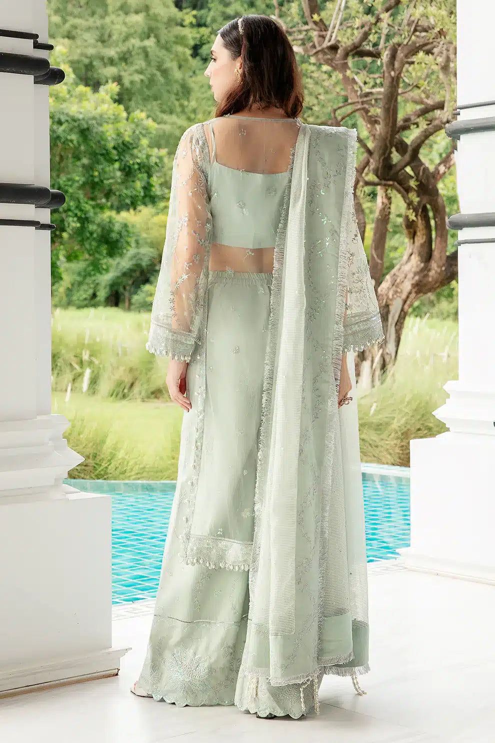 Saad Shaikh | Luminous Formals 23 | ELA - Pakistani Designer Dress - by Saad Shaikh | Type: Formal - 100% Original at Saira Sultan