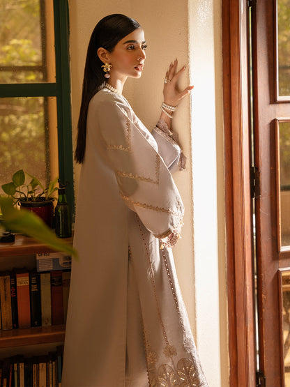 Izel | Dastak Luxury Lawn | SAAYE S Gray Lawn
