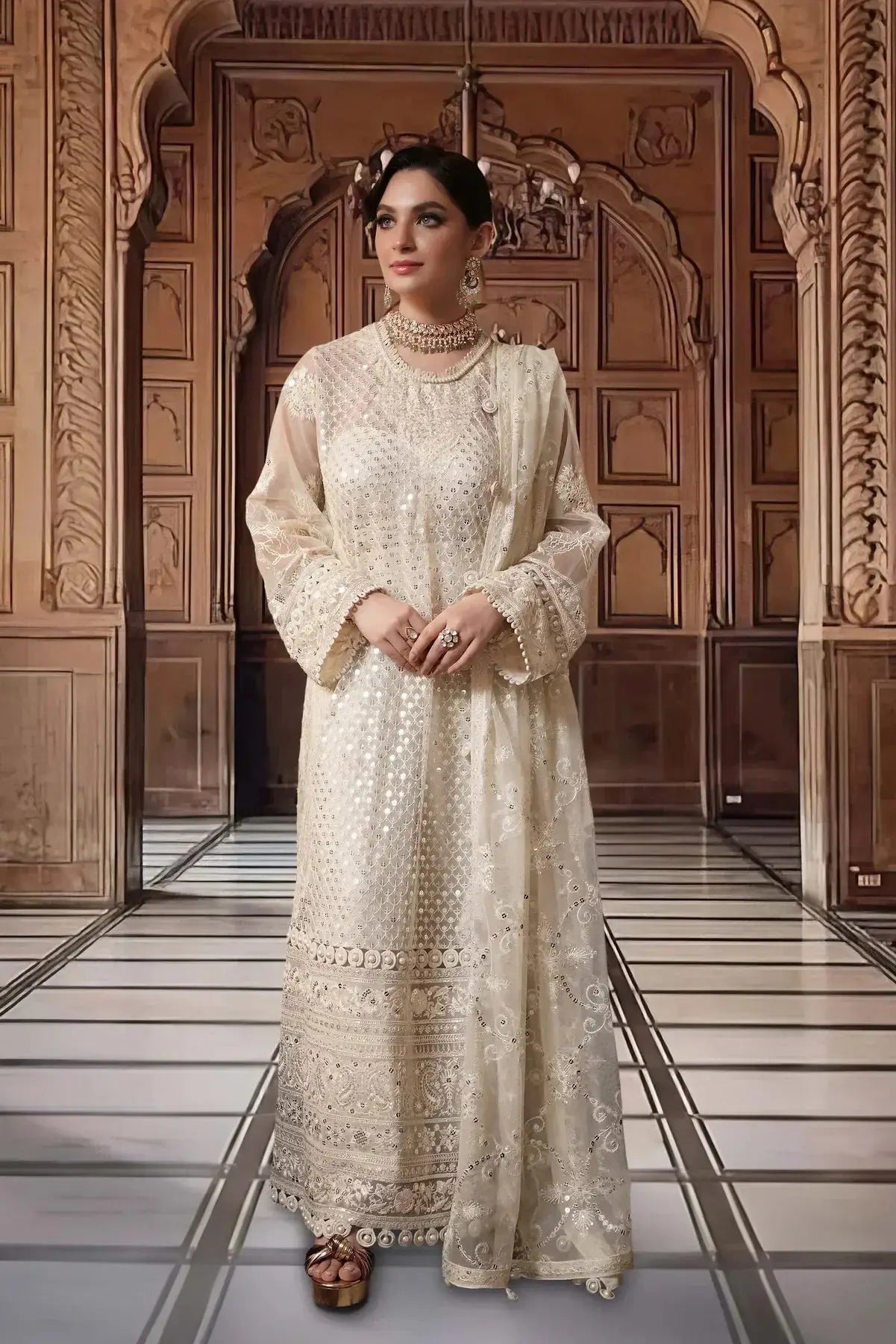 Sable Vogue | Festive Collection | FC-02 - Pakistani Designer Dress - by Sable Vogue | Type: Luxury - 100% Original at Saira Sultan