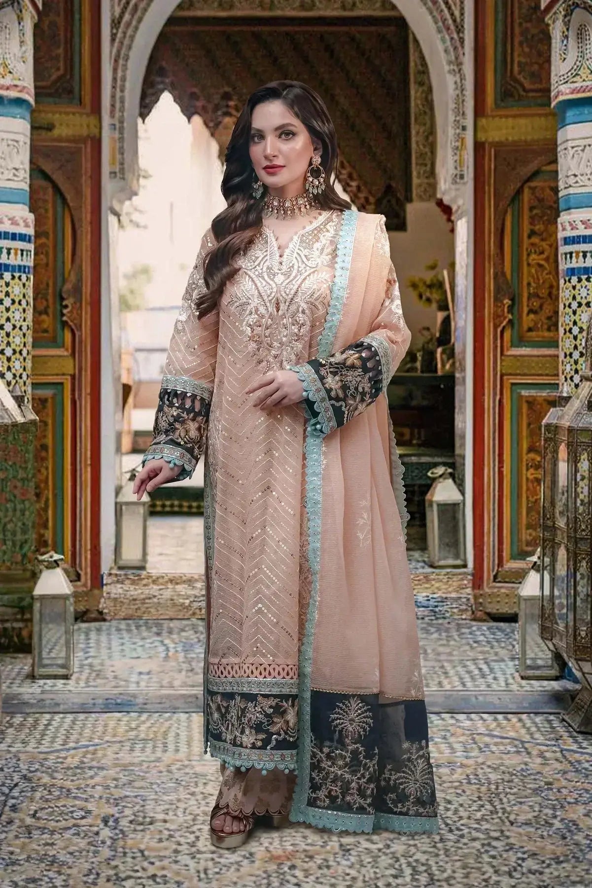 Sable Vogue | Festive Collection | FC-01 - Pakistani Designer Dress - by Sable Vogue | Type: Luxury - 100% Original at Saira Sultan