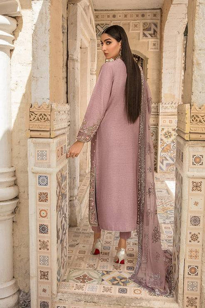 Saffron | Persia Wedding Collection | Plum Velvet - Pakistani Designer Dress - by Saffron | Type: Formal - 100% Original at Saira Sultan