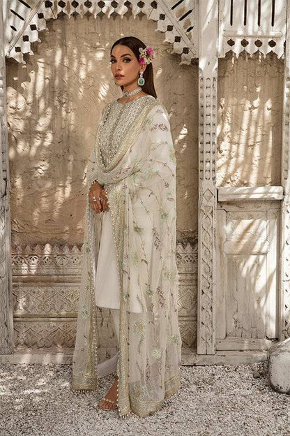 Saffron | Persia Wedding Collection | Pearl White - Pakistani Designer Dress - by Saffron | Type: Formal - 100% Original at Saira Sultan
