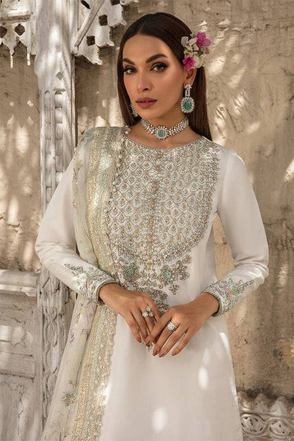 Saffron | Persia Wedding Collection | Pearl White - Pakistani Designer Dress - by Saffron | Type: Formal - 100% Original at Saira Sultan