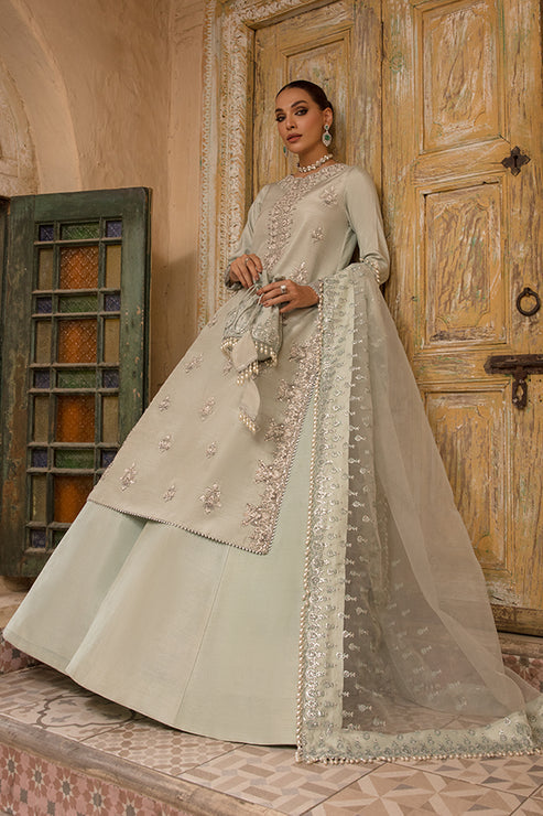Saffron | Persia Wedding Collection | Teal Evening - Pakistani Designer Dress - by Saffron | Type: Formal - 100% Original at Saira Sultan