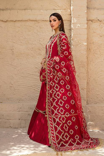 Saffron | Persia Wedding Collection | Rose Gold Satin - Pakistani Designer Dress - by Saffron | Type: Formal - 100% Original at Saira Sultan