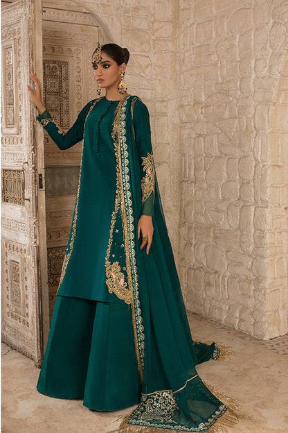 Saffron | Persia Wedding Collection | Emerald Elegance - Pakistani Designer Dress - by Saffron | Type: Formal - 100% Original at Saira Sultan