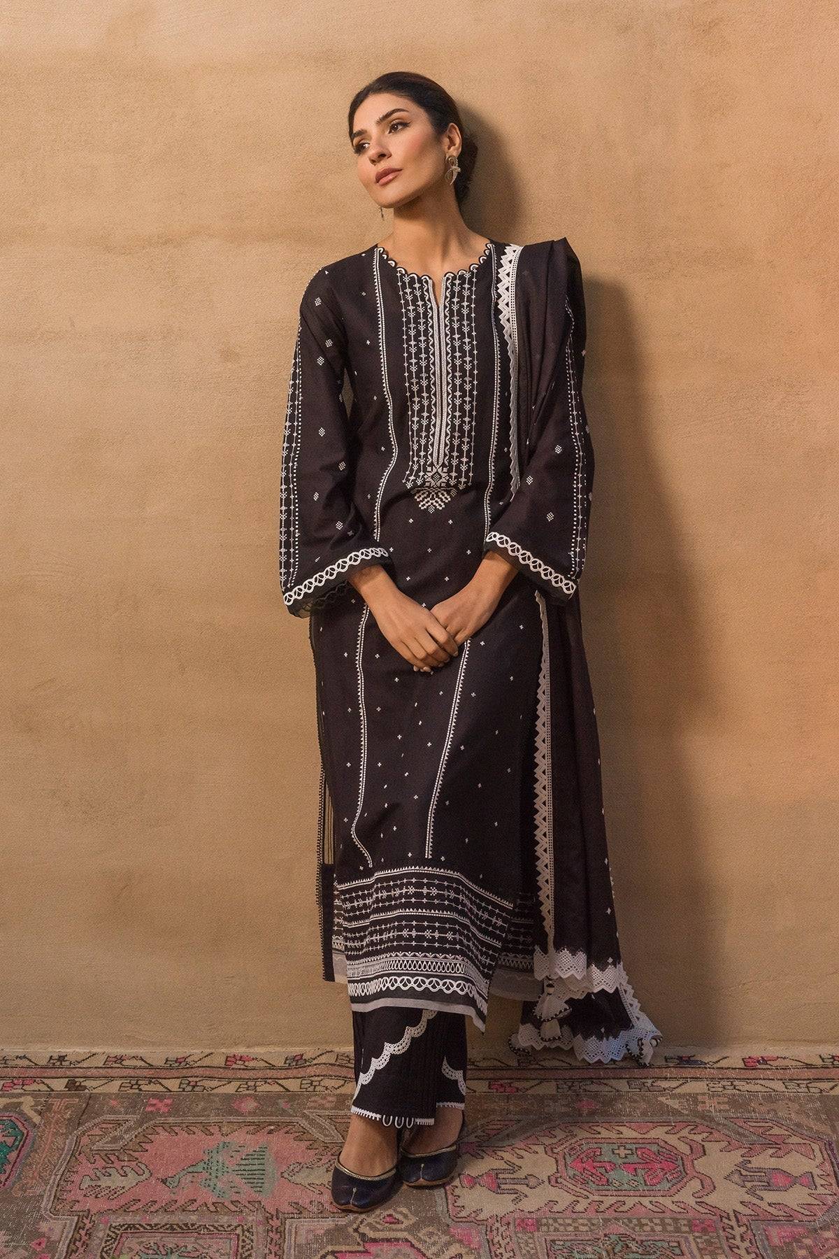 Sahar | Mirage Spring Luxury 24 | Chikankari 3 Piece - Pakistani Designer Dress - by Sahar | Type: Luxury - 100% Original at Saira Sultan