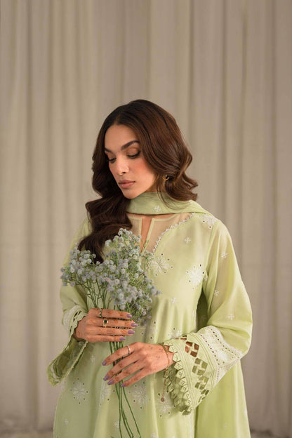 Sahar | Mirage Spring Luxury 24 | Chikankari 3 Piece - Pakistani Designer Dress - by Sahar | Type: Luxury - 100% Original at Saira Sultan