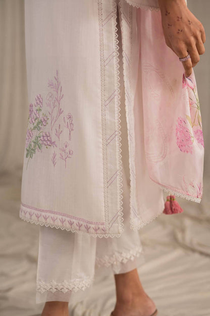 Sahar | Mirage Spring Luxury 24 | Slub Lawn 3 Piece (Embroidered) - Pakistani Designer Dress - by Sahar | Type: Luxury - 100% Original at Saira Sultan