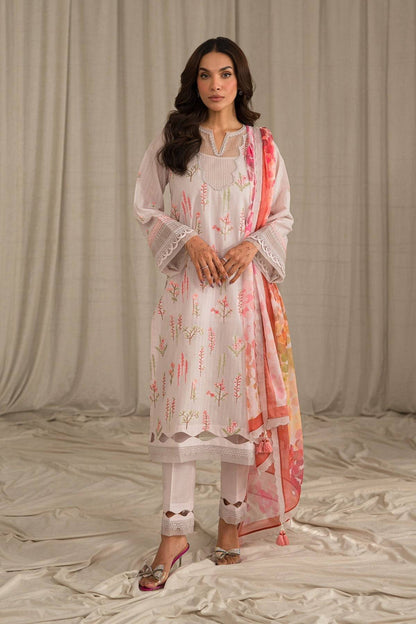 Sahar | Mirage Spring Luxury 24 | Textured Lawn 3 Piece (Embroidered) - Pakistani Designer Dress - by Sahar | Type: Luxury - 100% Original at Saira Sultan