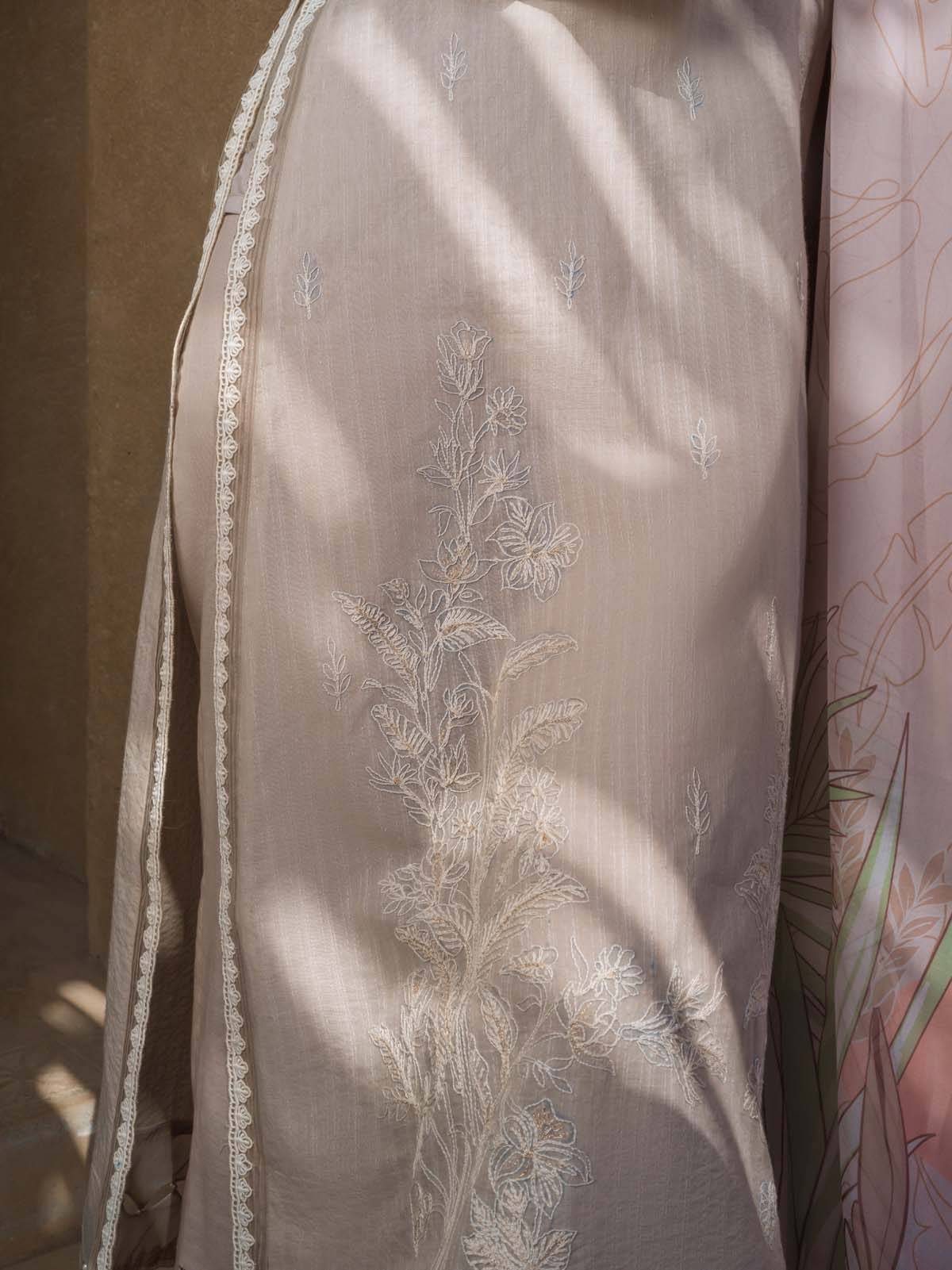 Sahar | Mirage Spring Luxury 24 | Textured Lawn 3 Piece (Embroidered) - Pakistani Designer Dress - by Sahar | Type: Luxury - 100% Original at Saira Sultan