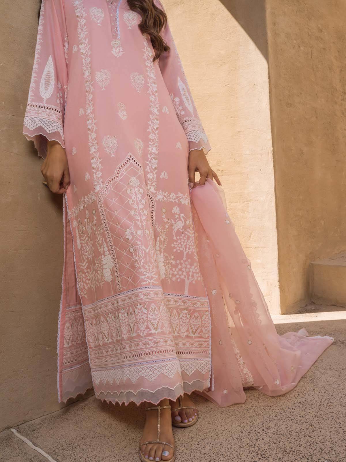 Sahar | Mirage Spring Luxury 24 | Chikankari 3 Piece - Pakistani Designer Dress - by Sahar | Type: Luxury - 100% Original at Saira Sultan