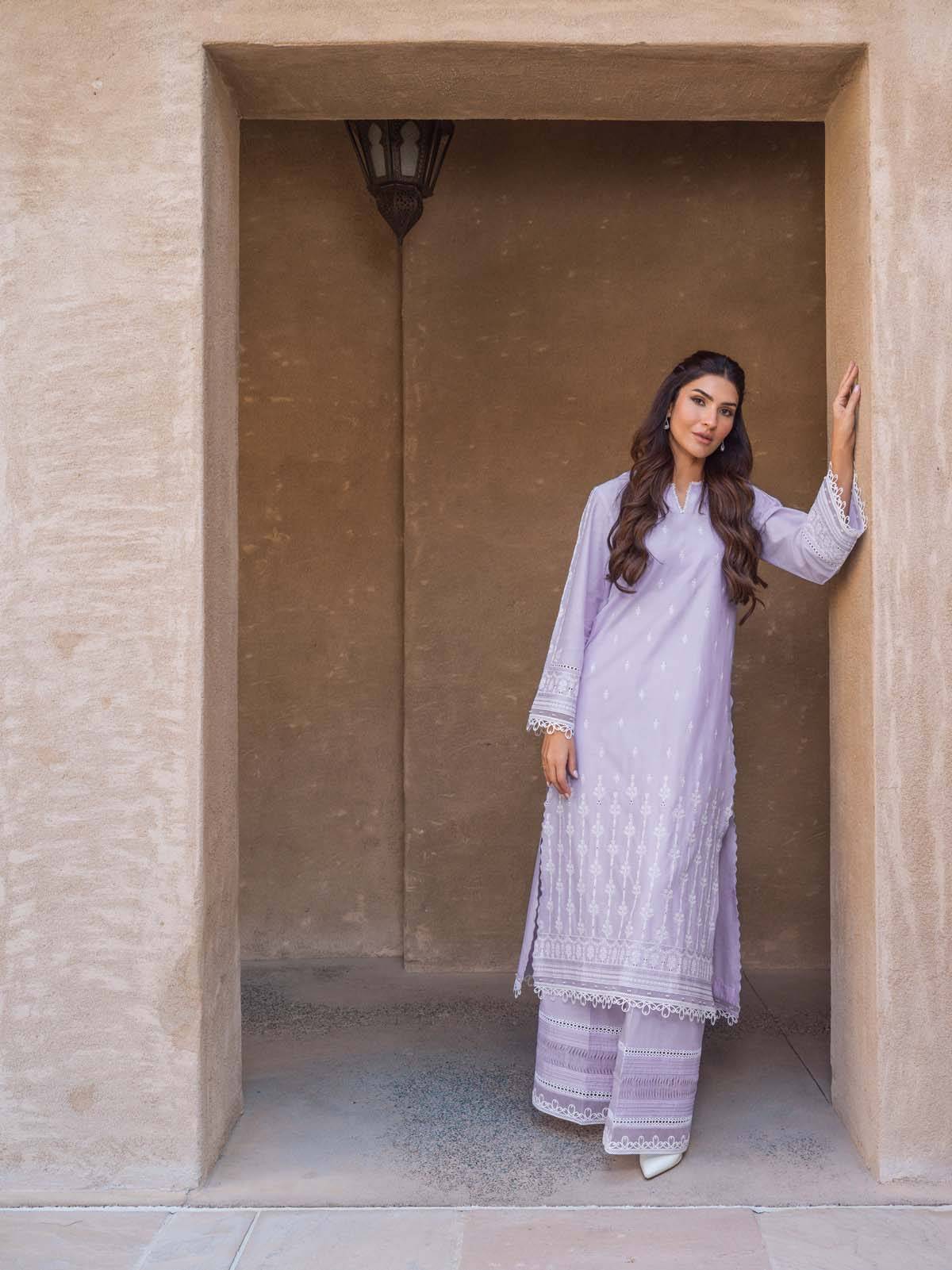 Sahar | Mirage Spring Luxury 24 | Chikankari 3 Piece - Pakistani Designer Dress - by Sahar | Type: Luxury - 100% Original at Saira Sultan