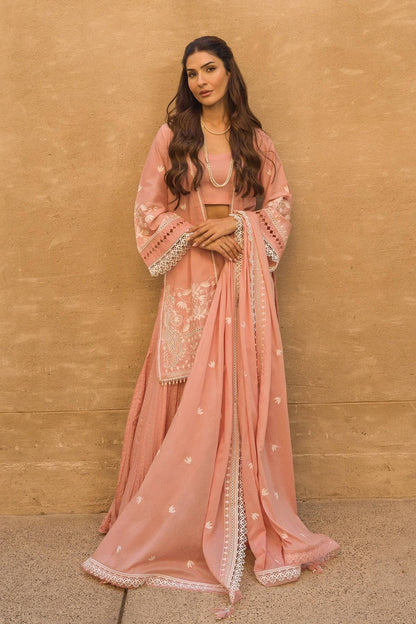 Sahar | Mirage Spring Luxury 24 | Chikankari 3 Piece - Pakistani Designer Dress - by Sahar | Type: Luxury - 100% Original at Saira Sultan