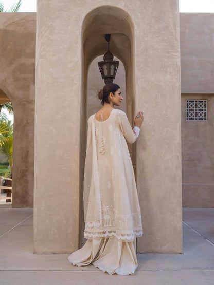 Sahar | Mirage Spring Luxury 24 | Chikankari 3 Piece - Pakistani Designer Dress - by Sahar | Type: Luxury - 100% Original at Saira Sultan