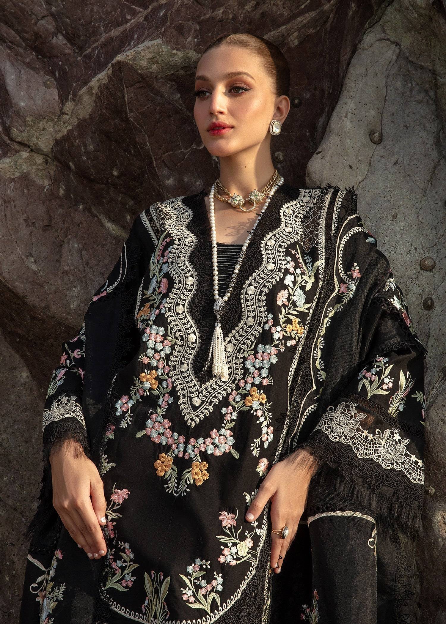 Crimson | Lawn 24 | Lolita - Onyx - Pakistani Designer Dress - by Crimson | Type: Luxury - 100% Original at Saira Sultan
