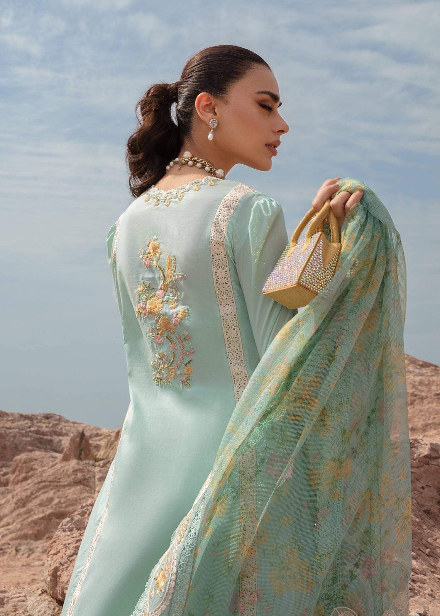 Crimson | Lawn 24 | Dove's Song - Opel - Pakistani Designer Dress - by Crimson | Type: Luxury - 100% Original at Saira Sultan