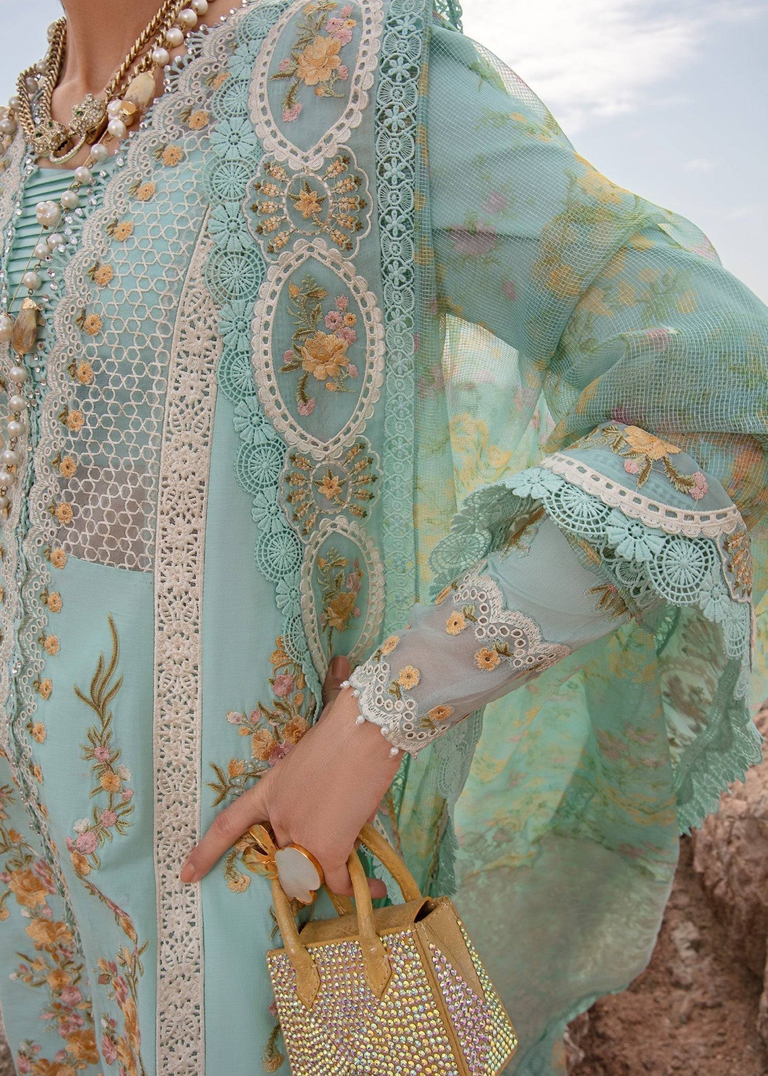 Crimson | Lawn 24 | Dove's Song - Opel - Pakistani Designer Dress - by Crimson | Type: Luxury - 100% Original at Saira Sultan