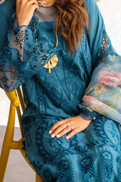 Saira Rizwan | Luxury Lawn 24 | SAPPHIRE - SRLL24-07 - Pakistani Designer Dress - by Saira Rizwan | Type: Luxury - 100% Original at Saira Sultan