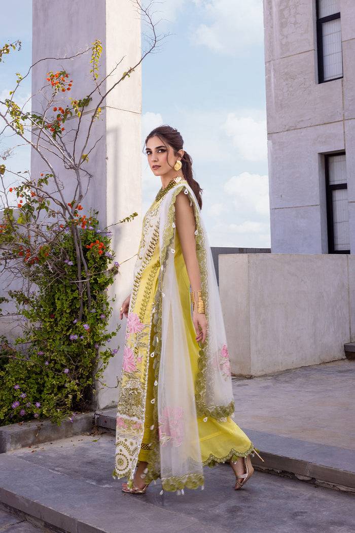 Saira Rizwan | Luxury Lawn 24 | TIFFANY - SRLL24-03 - Pakistani Designer Dress - by Saira Rizwan | Type: Luxury - 100% Original at Saira Sultan