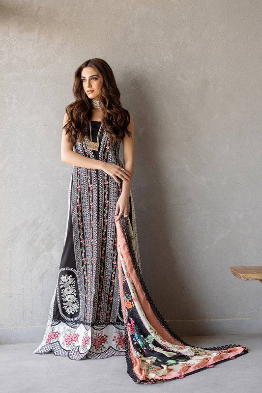 Saira Rizwan | Luxury Lawn 24 | EMBER - SRLL24-06 - Pakistani Designer Dress - by Saira Rizwan | Type: Luxury - 100% Original at Saira Sultan