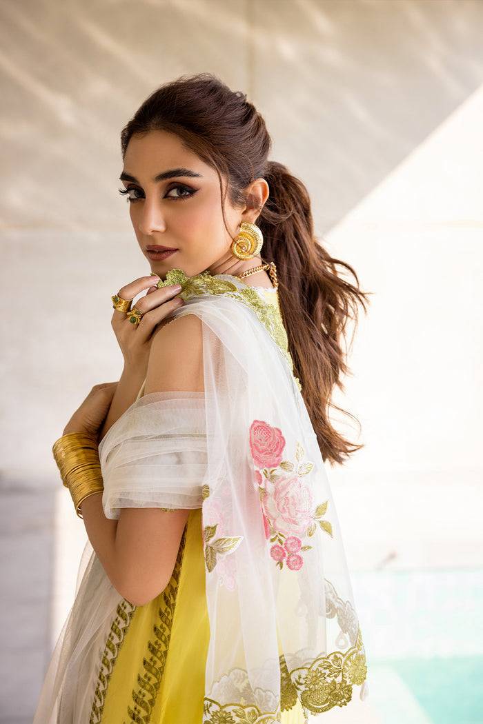 Saira Rizwan | Luxury Lawn 24 | TIFFANY - SRLL24-03 - Pakistani Designer Dress - by Saira Rizwan | Type: Luxury - 100% Original at Saira Sultan
