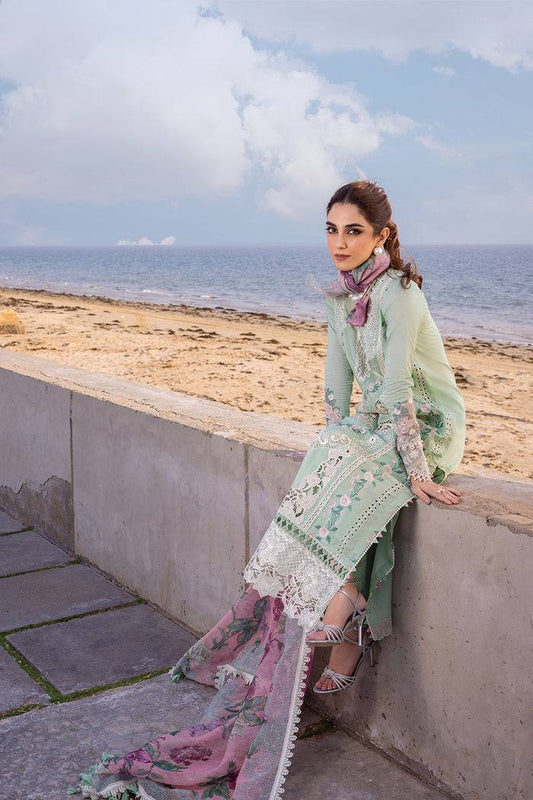 Saira Rizwan | Luxury Lawn 24 | KESHI - SRLL24-02 - Pakistani Designer Dress - by Saira Rizwan | Type: Luxury - 100% Original at Saira Sultan