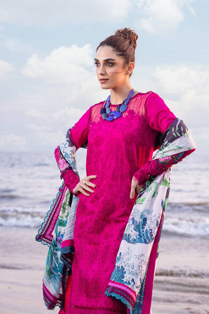 Saira Rizwan | Luxury Lawn 24 | DAMASK - SRLL24-08 - Pakistani Designer Dress - by Saira Rizwan | Type: Luxury - 100% Original at Saira Sultan