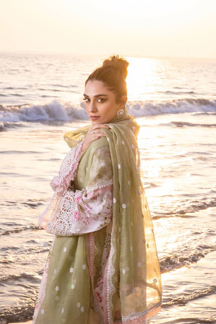 Saira Rizwan | Luxury Lawn 24 | AKOYA - SRLL24-05 - Pakistani Designer Dress - by Saira Rizwan | Type: Luxury - 100% Original at Saira Sultan