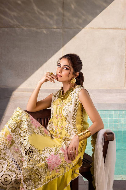 Saira Rizwan | Luxury Lawn 24 | TIFFANY - SRLL24-03 - Pakistani Designer Dress - by Saira Rizwan | Type: Luxury - 100% Original at Saira Sultan