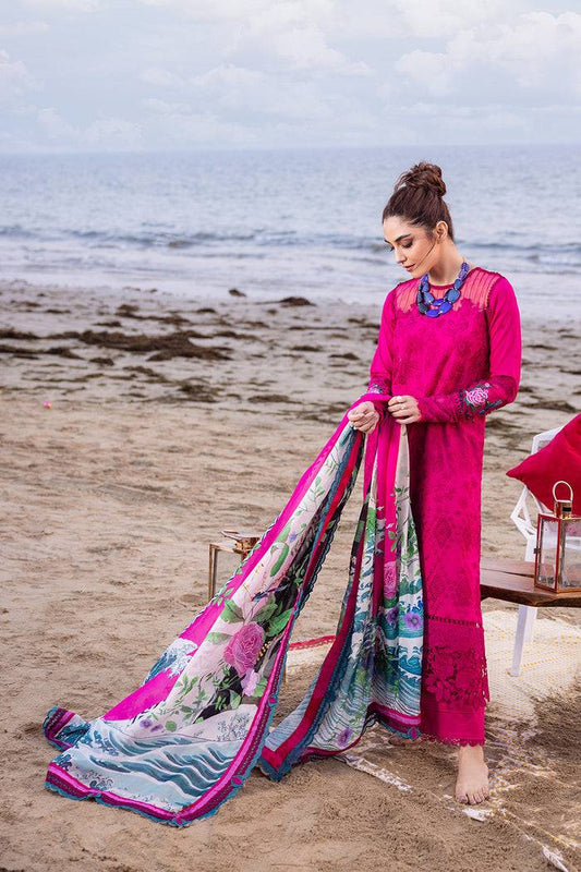 Saira Rizwan | Luxury Lawn 24 | DAMASK - SRLL24-08 - Pakistani Designer Dress - by Saira Rizwan | Type: Luxury - 100% Original at Saira Sultan