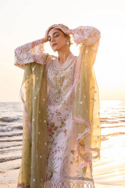 Saira Rizwan | Luxury Lawn 24 | AKOYA - SRLL24-05 - Pakistani Designer Dress - by Saira Rizwan | Type: Luxury - 100% Original at Saira Sultan