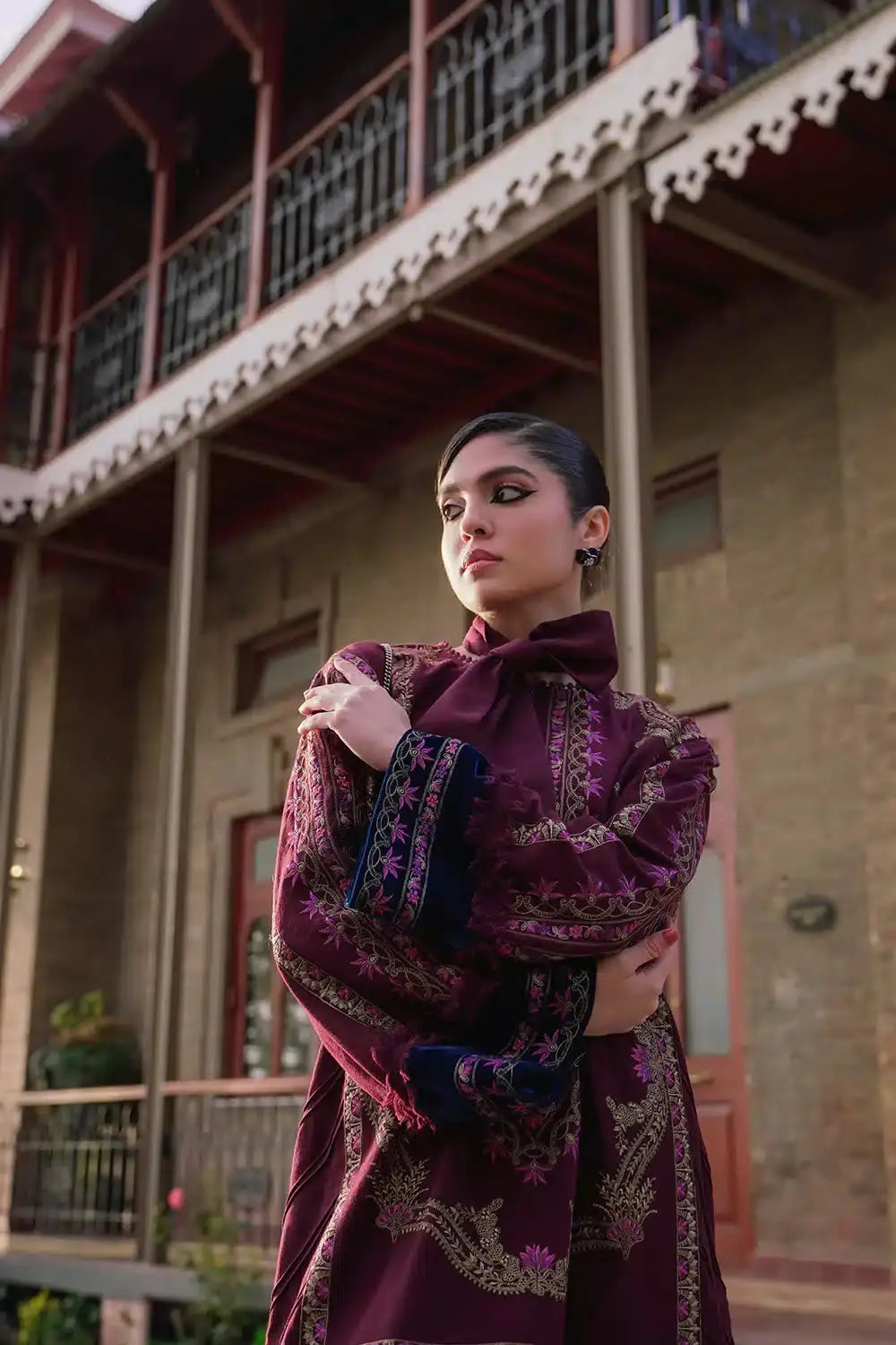 Saira Rizwan | Winter 23 | ZAYNEM SR-02 - Pakistani Designer Dress - by Saira Rizwan | Type: Luxury - 100% Original at Saira Sultan