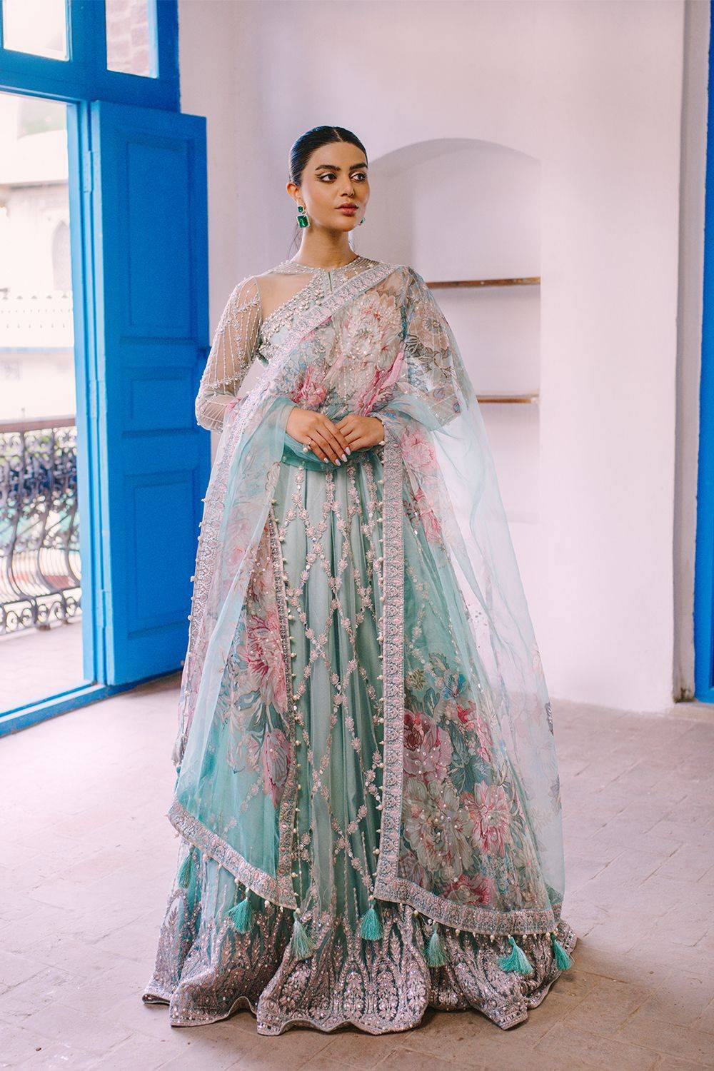 Saira Rizwan | Serafina Festive Formals | ZAYAB - SR-06 - Pakistani Designer Dress - by Saira Rizwan | Type: Bridal - 100% Original at Saira Sultan