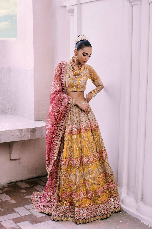 Saira Rizwan | Serafina Festive Formals | ZARI - SR-02 - Pakistani Designer Dress - by Saira Rizwan | Type: Bridal - 100% Original at Saira Sultan