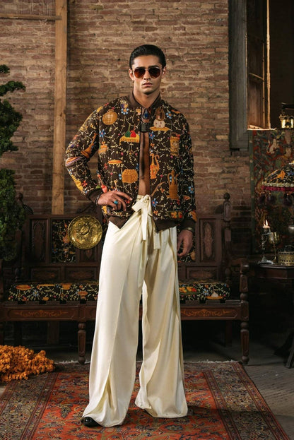 Pakistani Menswear | Samak - Pakistani Designer Dress - by Fahad Hussayn | Type: MensWear - 100% Original at Saira Sultan