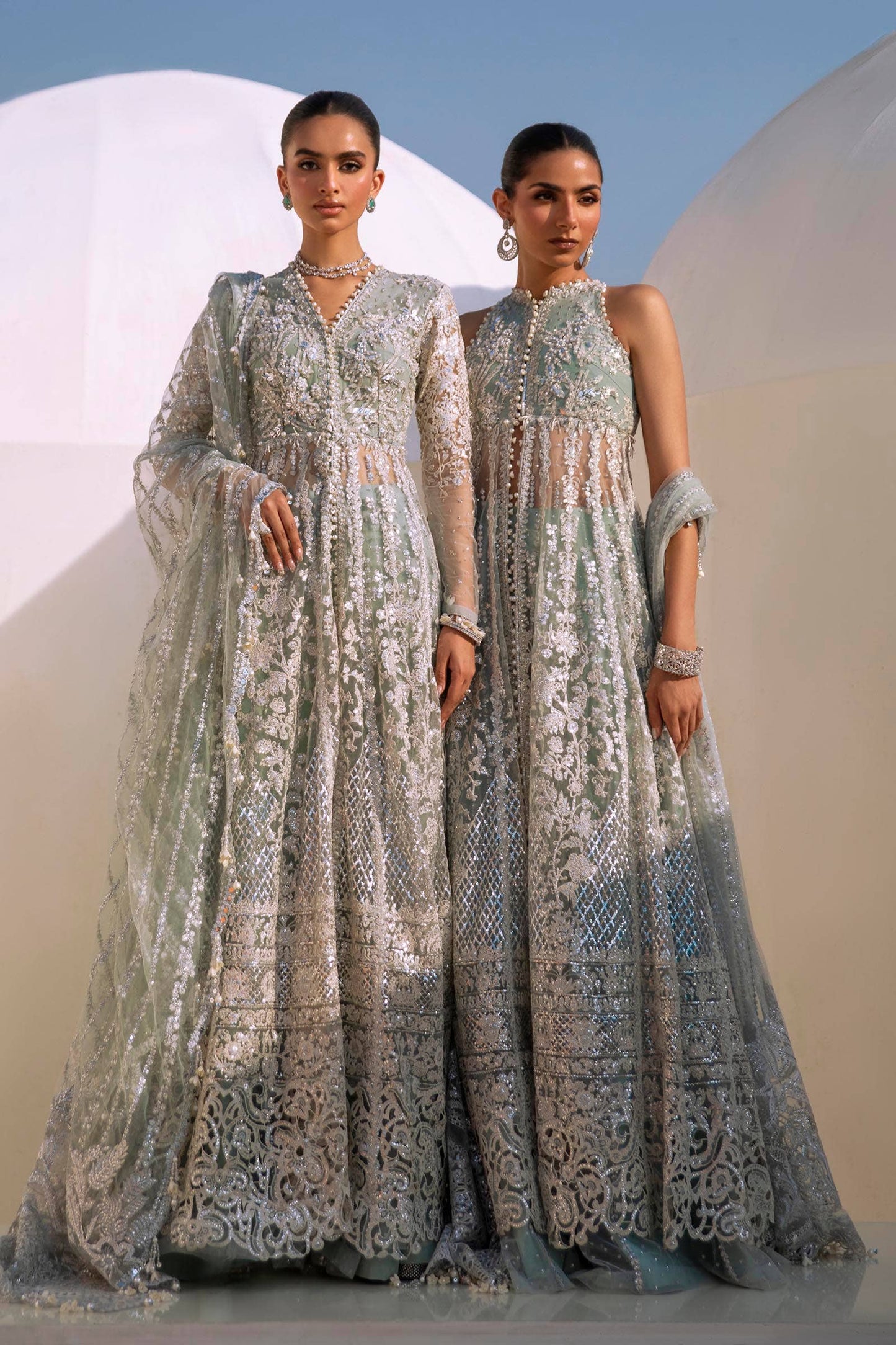 Sana Safinaz | Nura Festive 24 | N241-004-3CT - Pakistani Designer Dress - by sana | Type: Formal - 100% Original at Saira Sultan