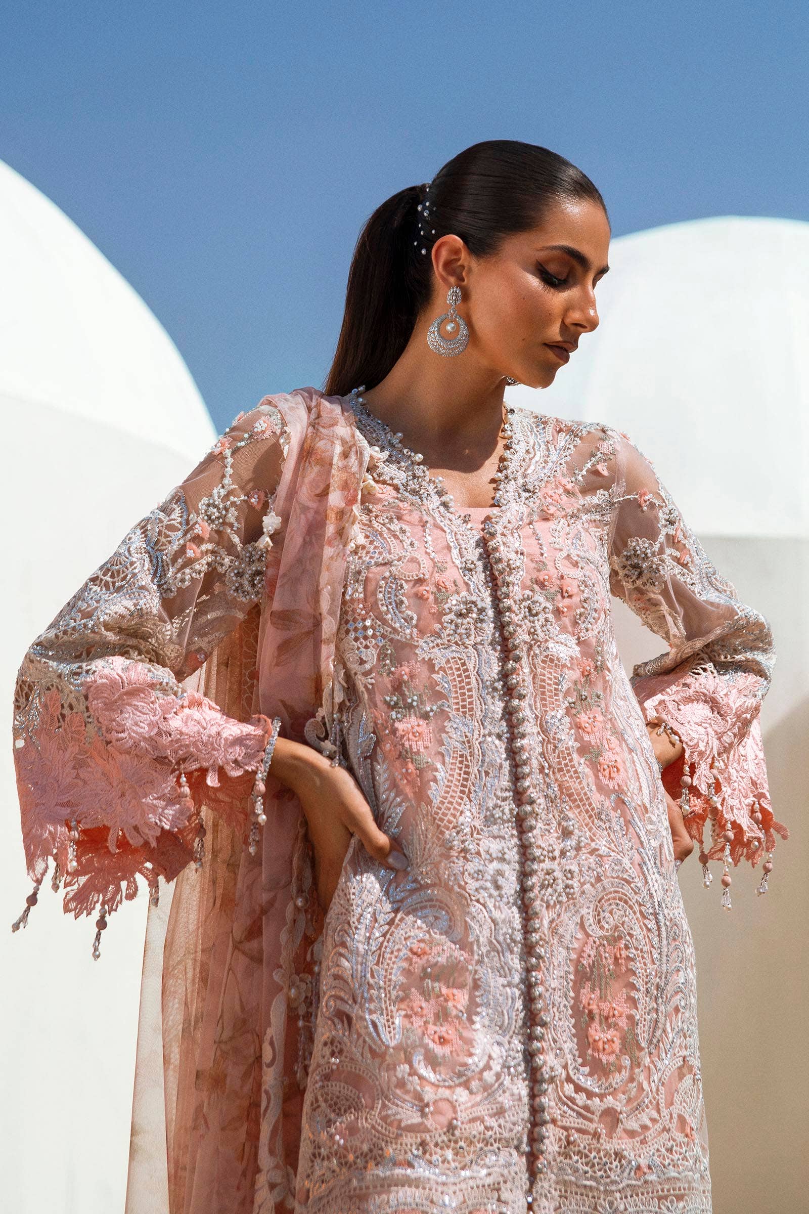 Sana Safinaz | Nura Festive 24 | N241-006-3CT - Pakistani Designer Dress - by Sana Safinaz | Type: Bridal - 100% Original at Saira Sultan
