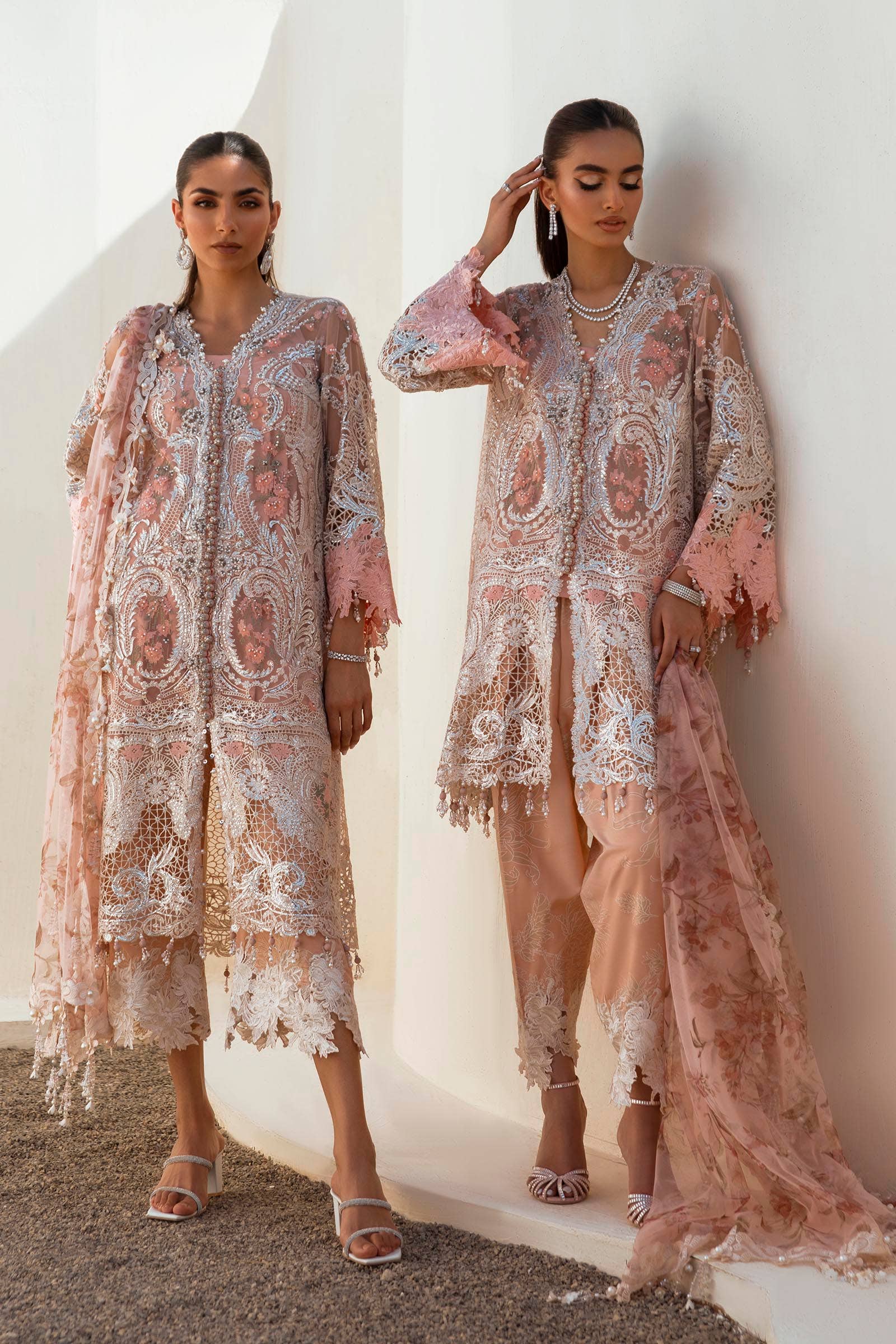 Sana Safinaz | Nura Festive 24 | N241-006-3CT - Pakistani Designer Dress - by Sana Safinaz | Type: Bridal - 100% Original at Saira Sultan