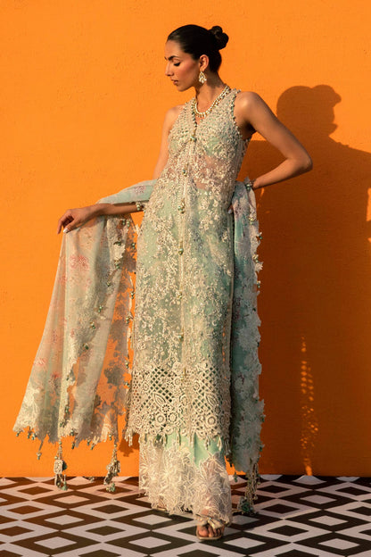 Sana Safinaz | Nura Festive 24 | N241-007-3CV - Pakistani Designer Dress - by Sana Safinaz | Type: Bridal - 100% Original at Saira Sultan