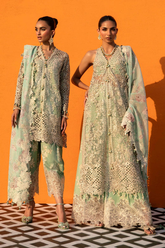 Sana Safinaz | Nura Festive 24 | N241-007-3CV - Pakistani Designer Dress - by Sana Safinaz | Type: Bridal - 100% Original at Saira Sultan