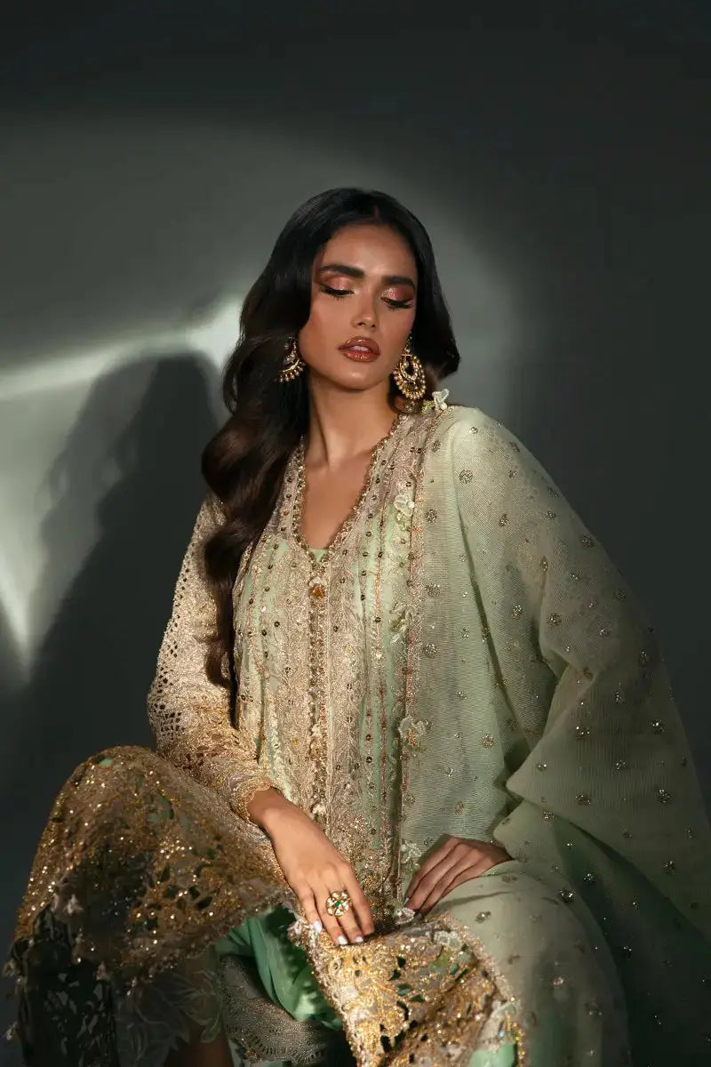 Sana Safinaz | Nura Festive 2023 | N233-007-CV - Pakistani Designer Dress - by Sana Safinaz | Type: Bridal - 100% Original at Saira Sultan