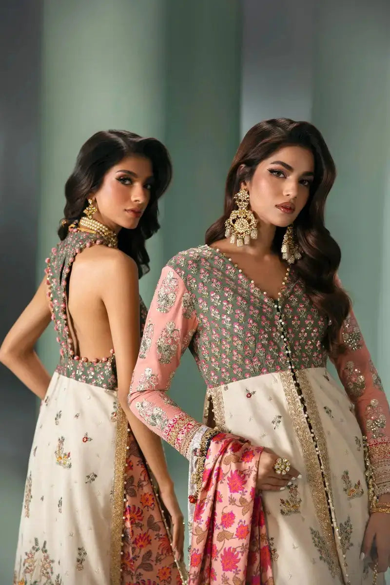 Sana Safinaz | Nura Festive 2023 | N233-008-CL - Pakistani Designer Dress - by Sana Safinaz | Type: Bridal - 100% Original at Saira Sultan